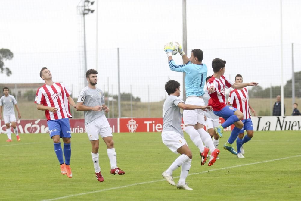 Partido de Copa Federación entre Sporting B y Oviedo B