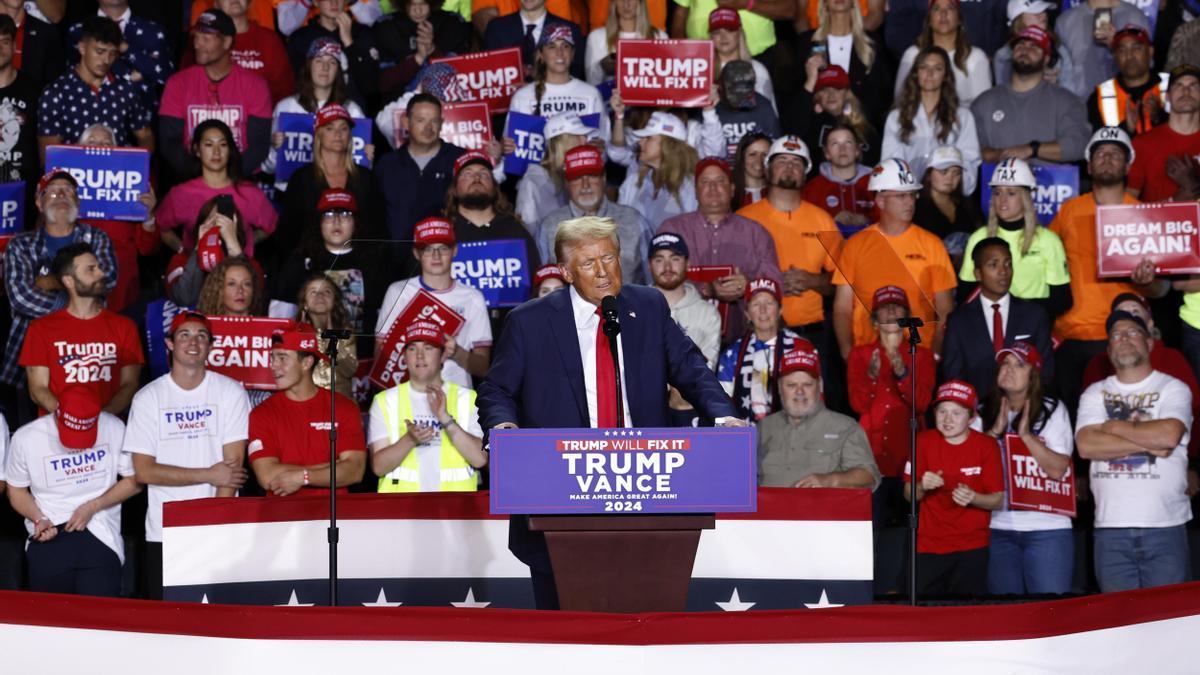 Trump concluye su campaña convencido de su ventaja: "Podemos ganar con bastante facilidad"