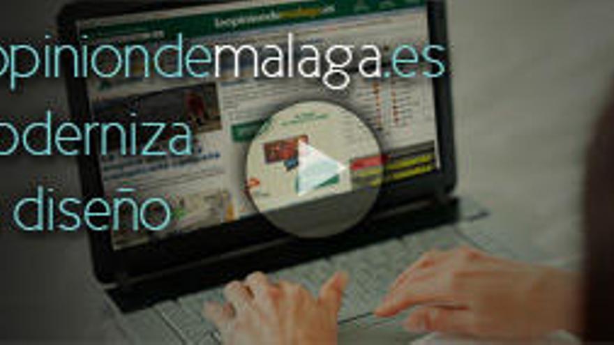 Laopiniondemalaga.es moderniza su portada