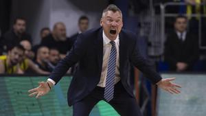 Jasikevicius, este miércoles ante el Barça.