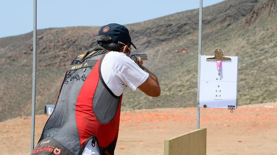 Carlos Santana, campeón de Tiro de la I Copa Instituto Insular de Deportes del Cabildo