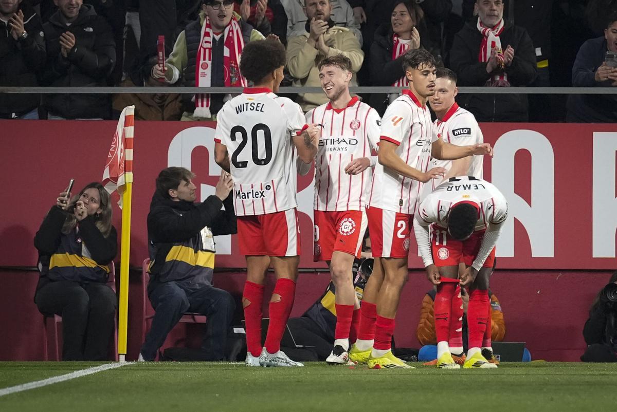 Vanat adelantó al Girona ante el Celta