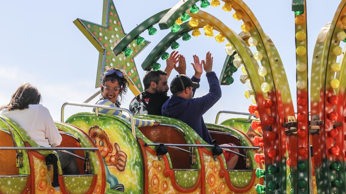 Imagen de la feria de San Fernando, este martes.