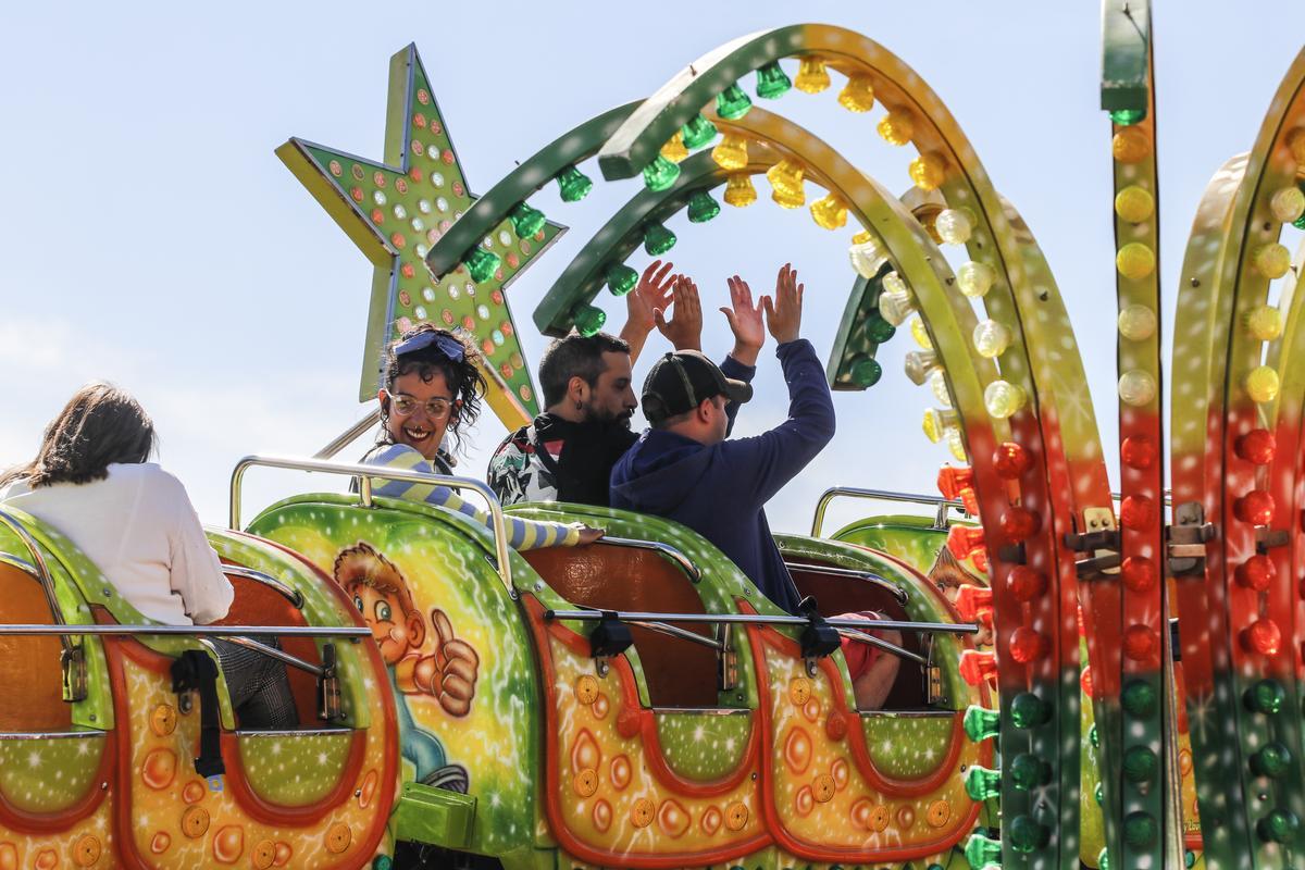 Imagen de la feria de San Fernando, este martes.