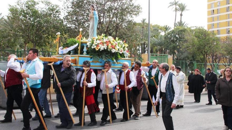 La Virgen de la Paz sale a la calle en su día grande