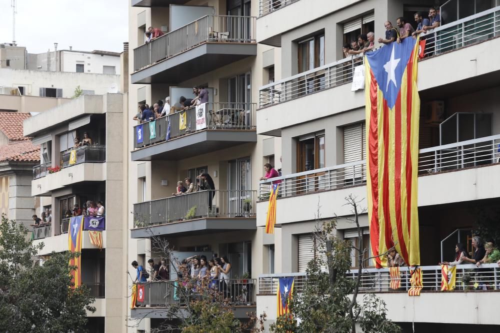 Concentració a la seu de la Generalitat a Girona