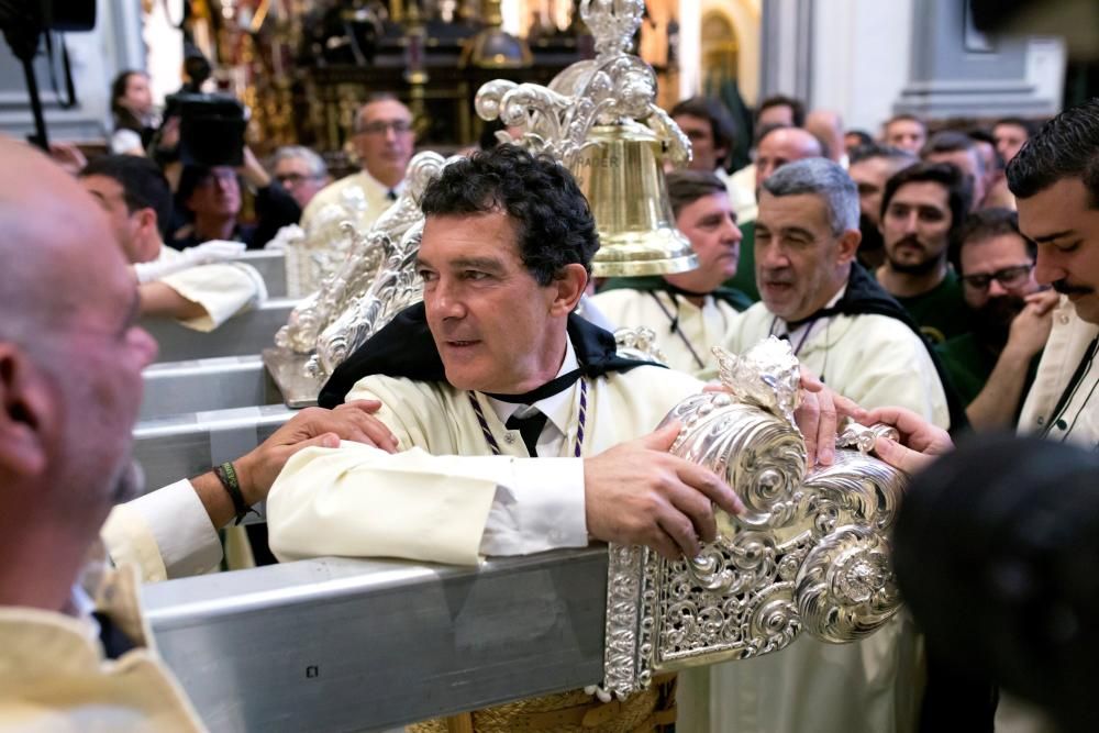 Antonio Banderas en la Semana Santa de Málaga