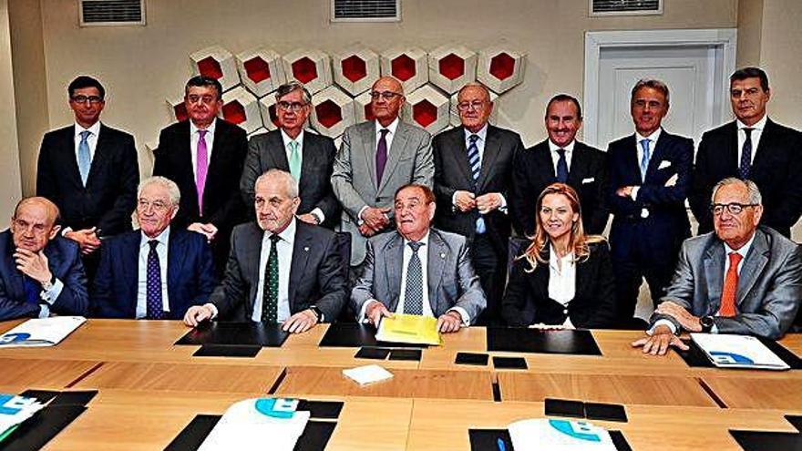 Integrantes del Consultivo del Sabadell Gallego.