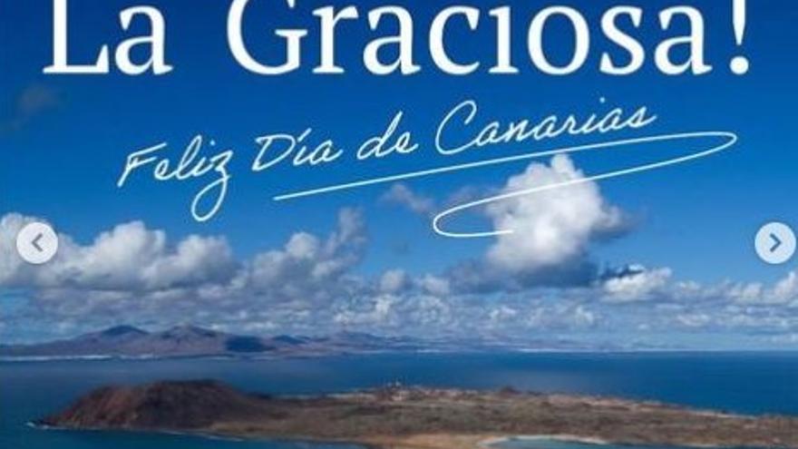 Guaguas Municipales usó por error una foto del islote de Lobos para ilustrar La Graciosa.