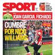 Esta es la portada de SPORT de hoy sábado, 14 de junio de 2025
