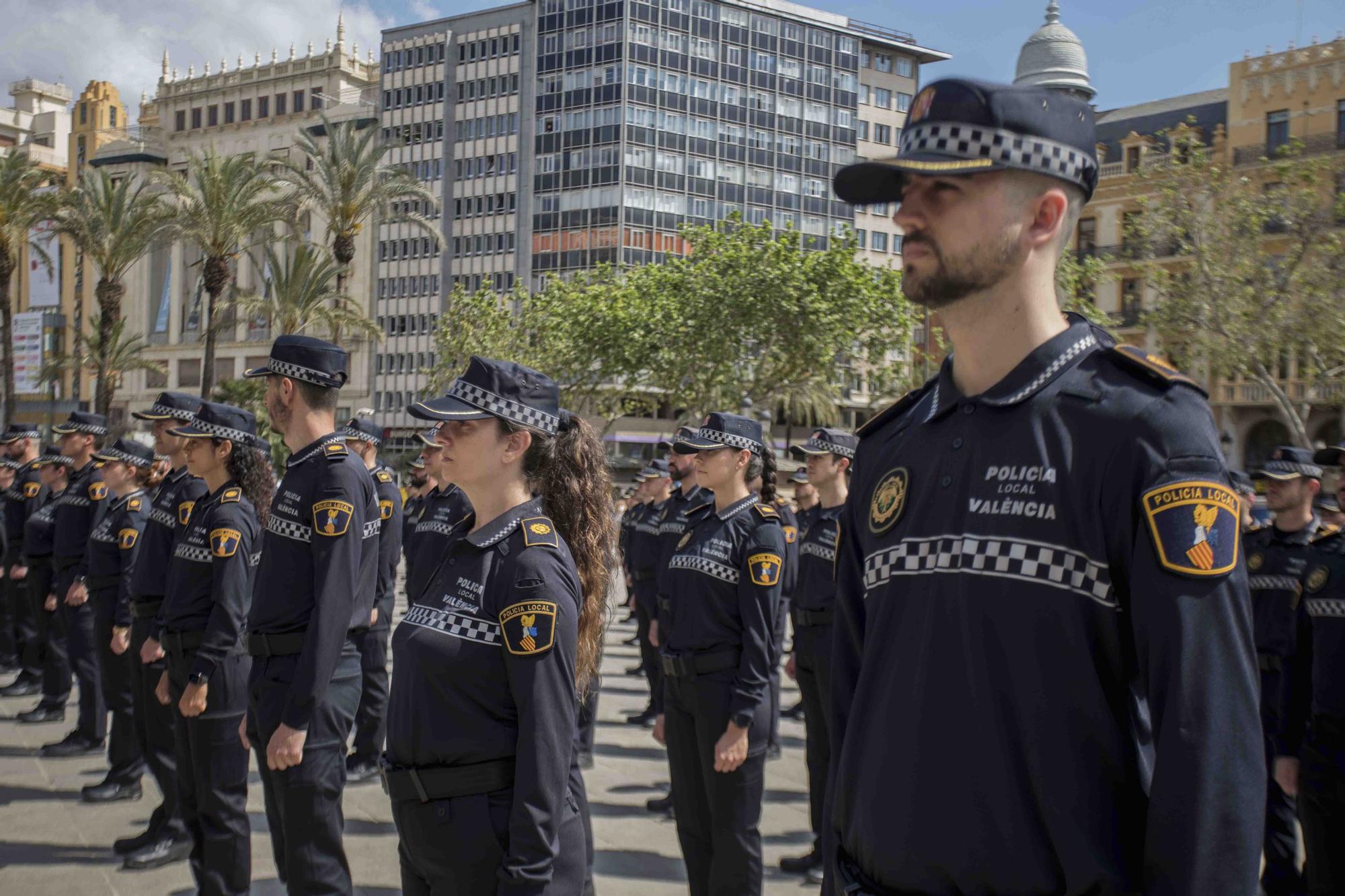 Presentación de los nuevos agentes de la Policía Local de València