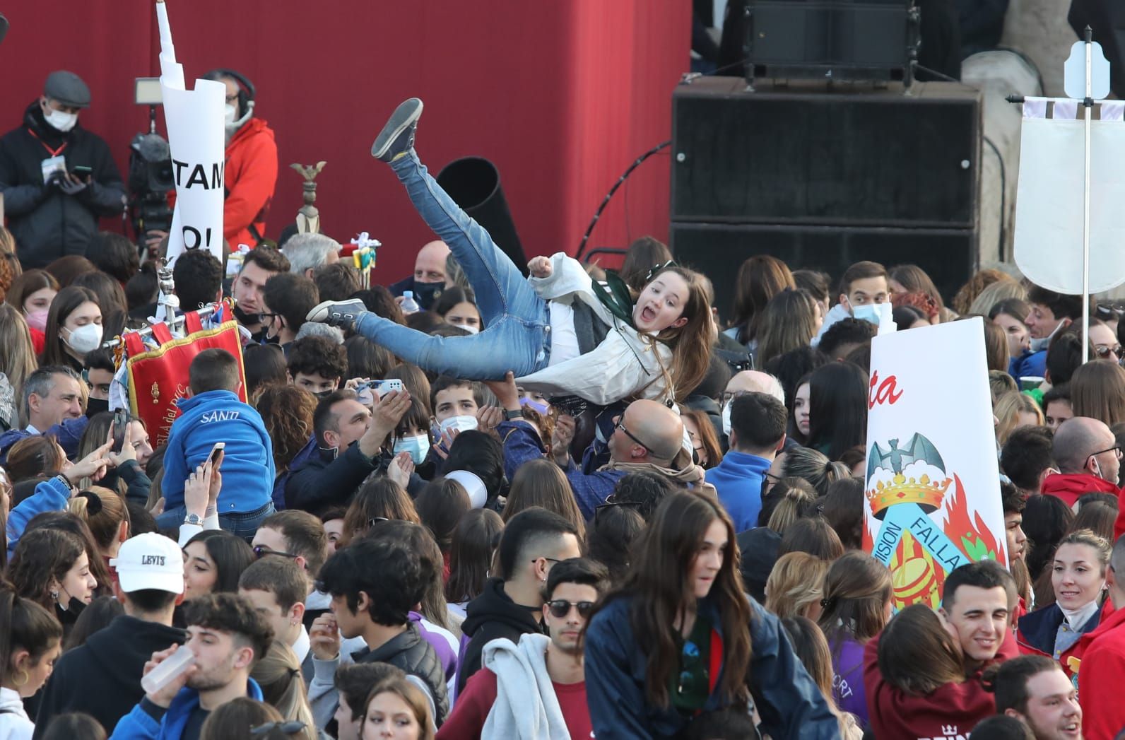 Así es el ambiente en la Crida