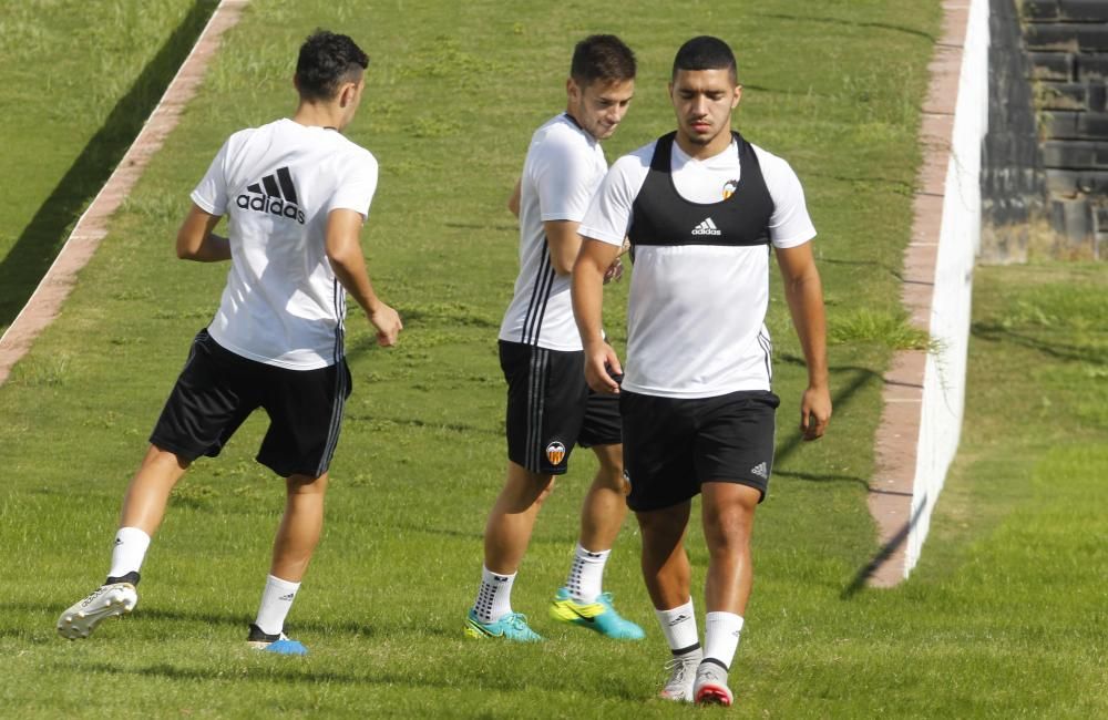 Las mejores imágenes del entrenamiento del Valencia CF