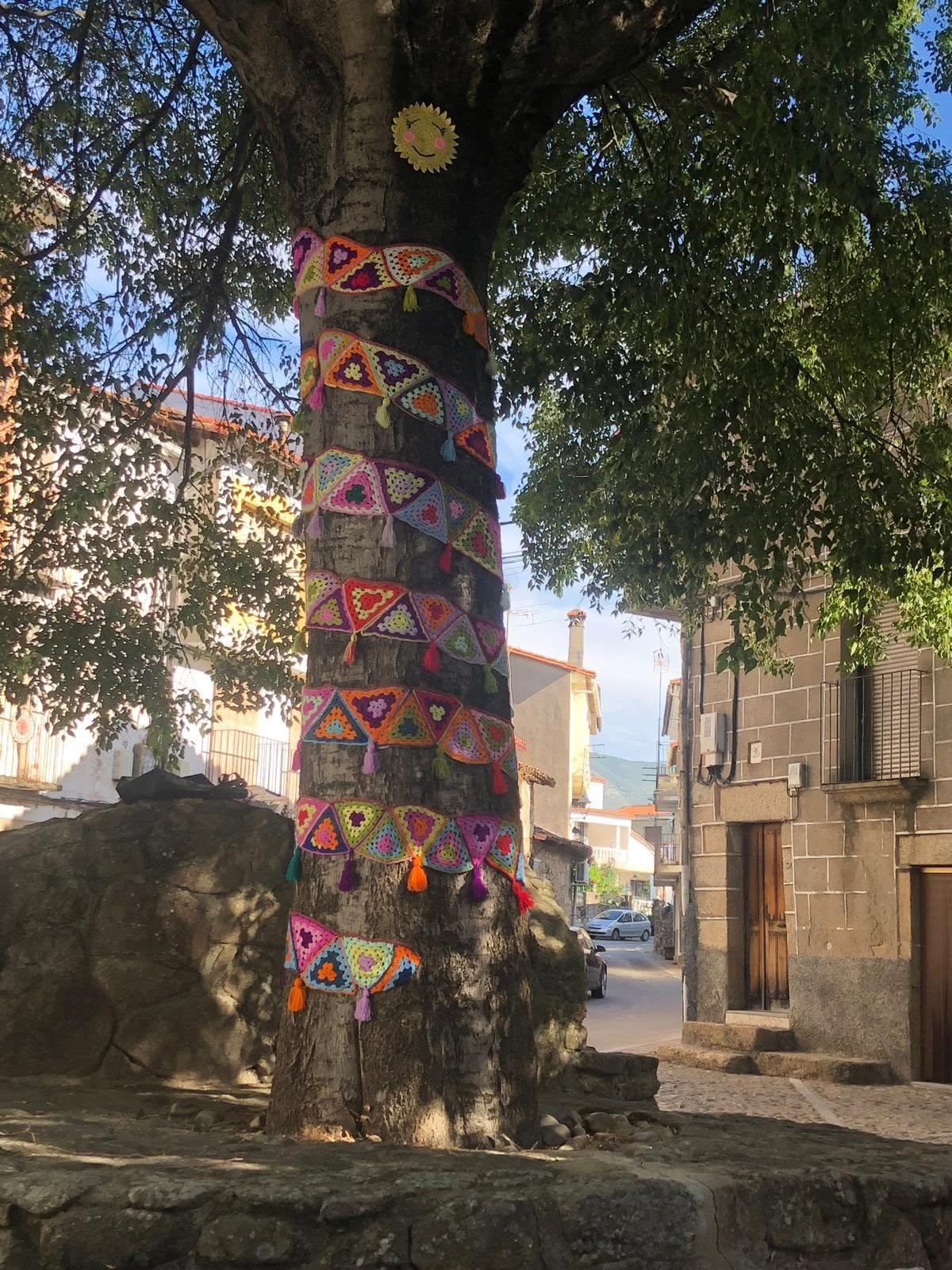 Una calle de Acebo.