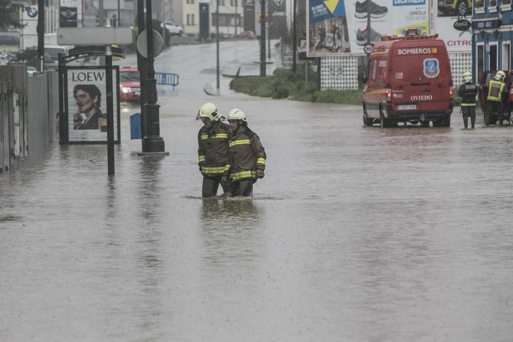 Inundaciones en Oviedo