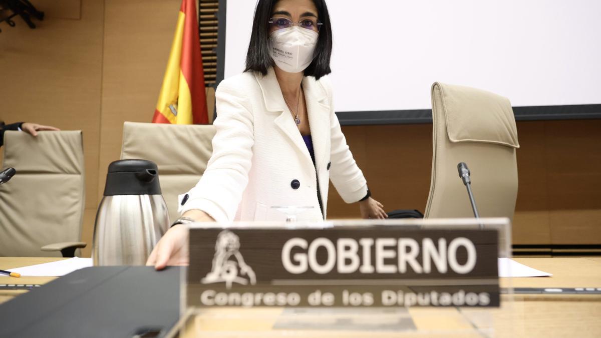 La ministra de Sanidad, Carolina Darias.