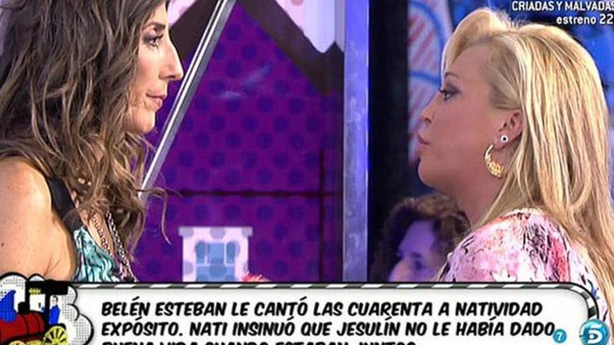 Belén Esteban habla con Paz Padilla.