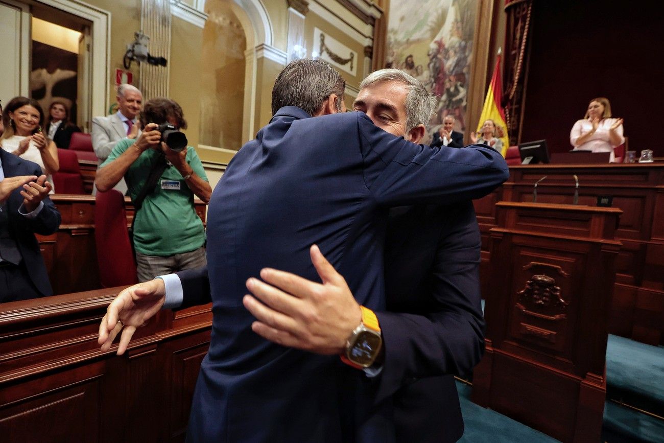 Segunda sesión del debate de investidura en el Parlamento de Canarias