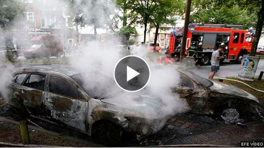 Enfrentamientos entre manifestantes y policía en Hamburgo por la cumbre del G-20