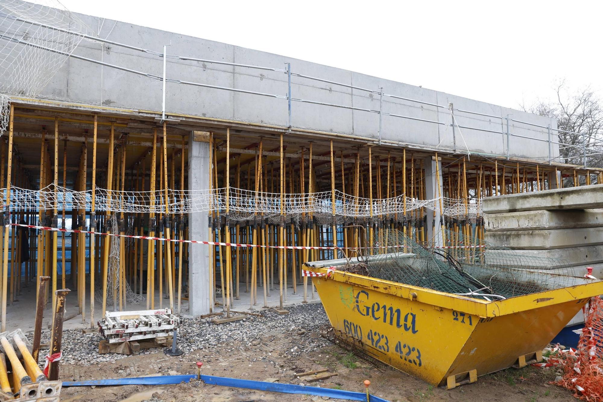 Así avanzan las obras del consultorio de Vega-La Camocha, en imágenes