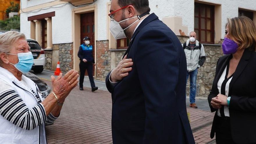 Adrián Barbón, de visita en Colunga