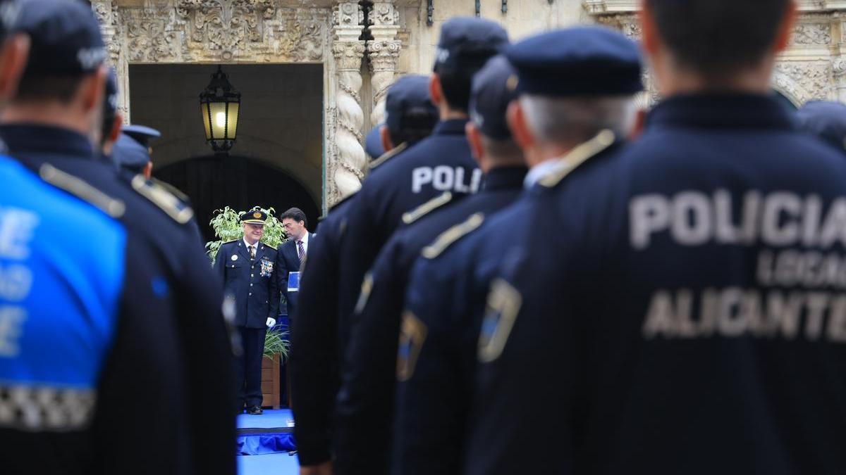 Acto del 179 aniversario de la Policía Local de Alicante