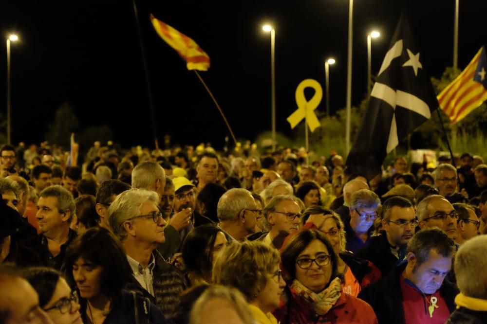 Concentració al Puig de les Basses per la llibertat dels presos polítics.