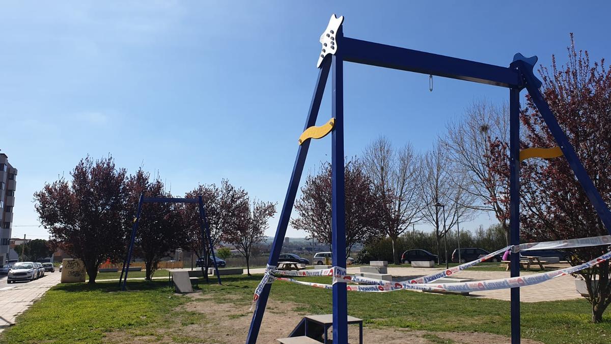 Parque La Lobata en Zamora capital.