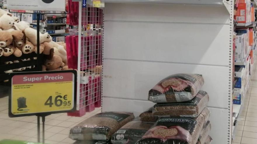 Los comercios de Zamora limitan la compra de pellets por el incremento de las ventas