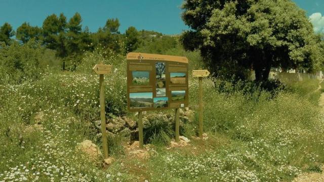 La señalización de la ruta