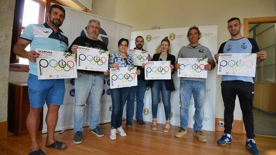 Presentación de la tercera Olimpiada Escolar del Concello de Poio. // Gustavo Santos