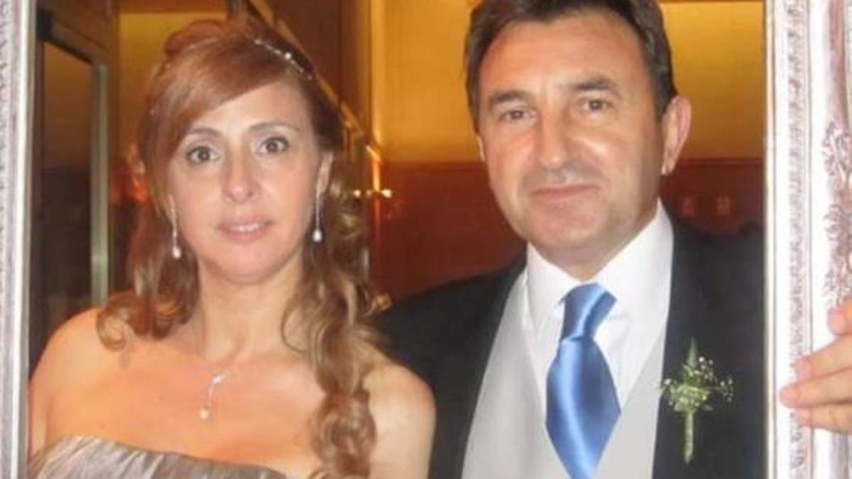 La mujer asesinada, Raquel, junto a su asesino, Bartolo Bort.