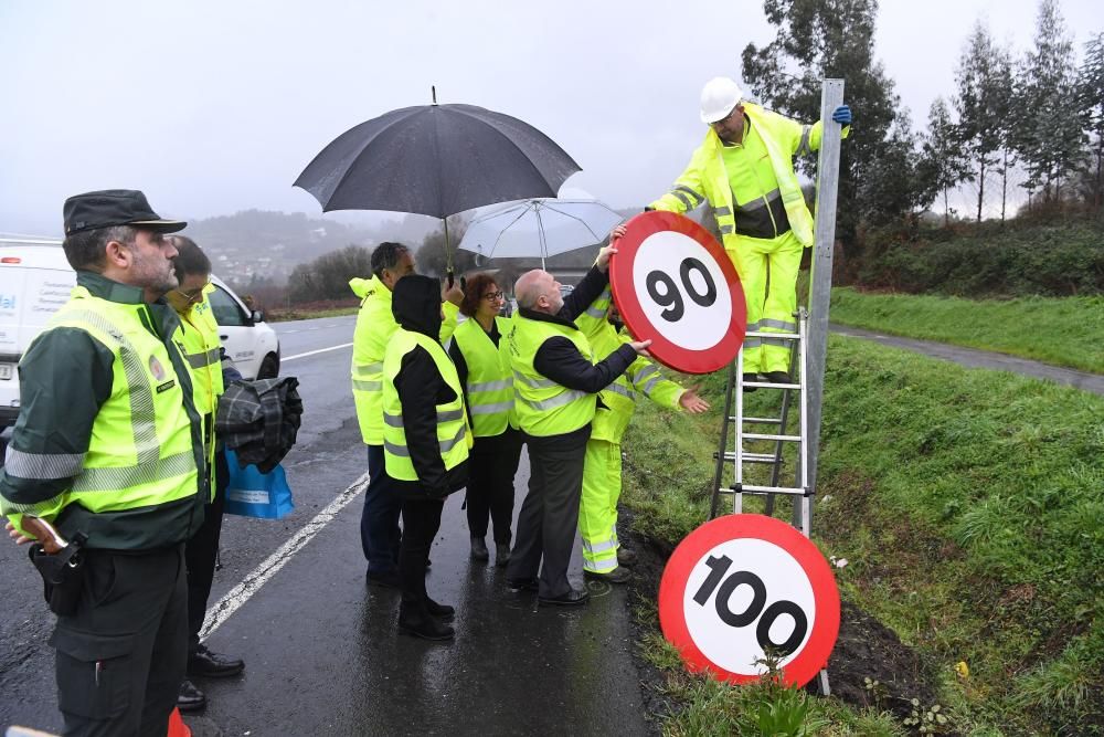 Nuevos límites a 90km/h en carreteras de A Coruña