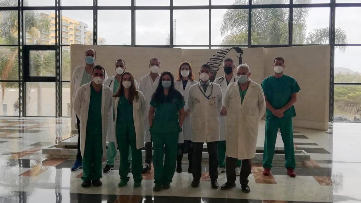 Parte del equipo implicado en el Programa de Trasplante de Pulmón.