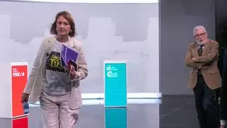 Todos contra Miras en un debate que se queda a medias al negarse María Marín a dejar su atril