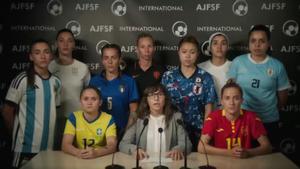 Las jugadoras representantes de su país en la Asociación de Jugadoras de Fútbol Sala Internacional