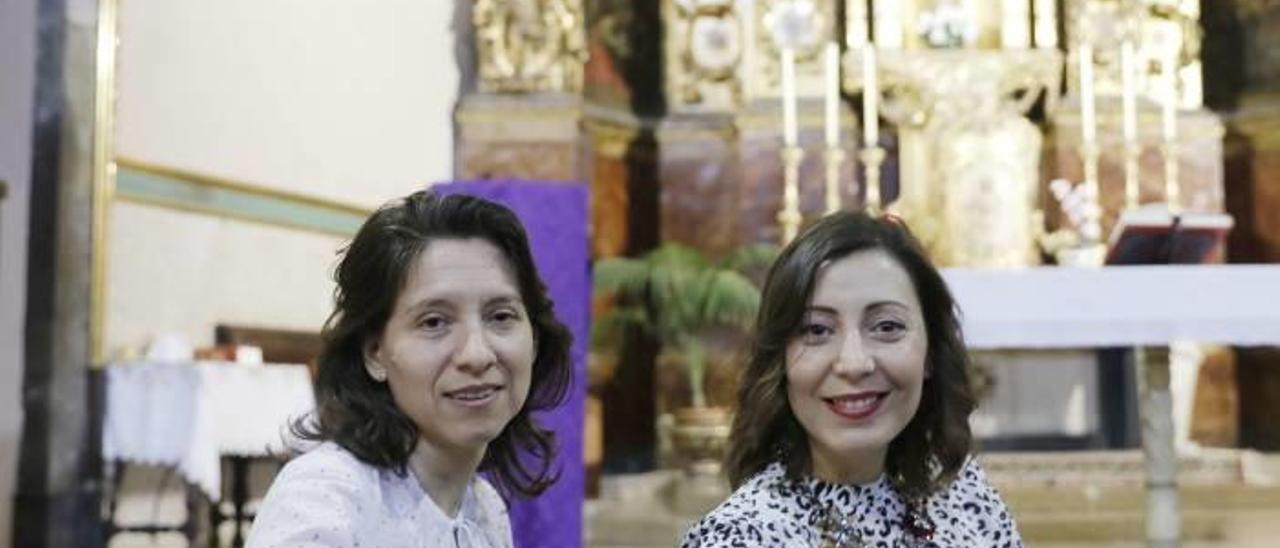 La pianista M. Victòria Cortés y la soprano Silvia Vázquez.