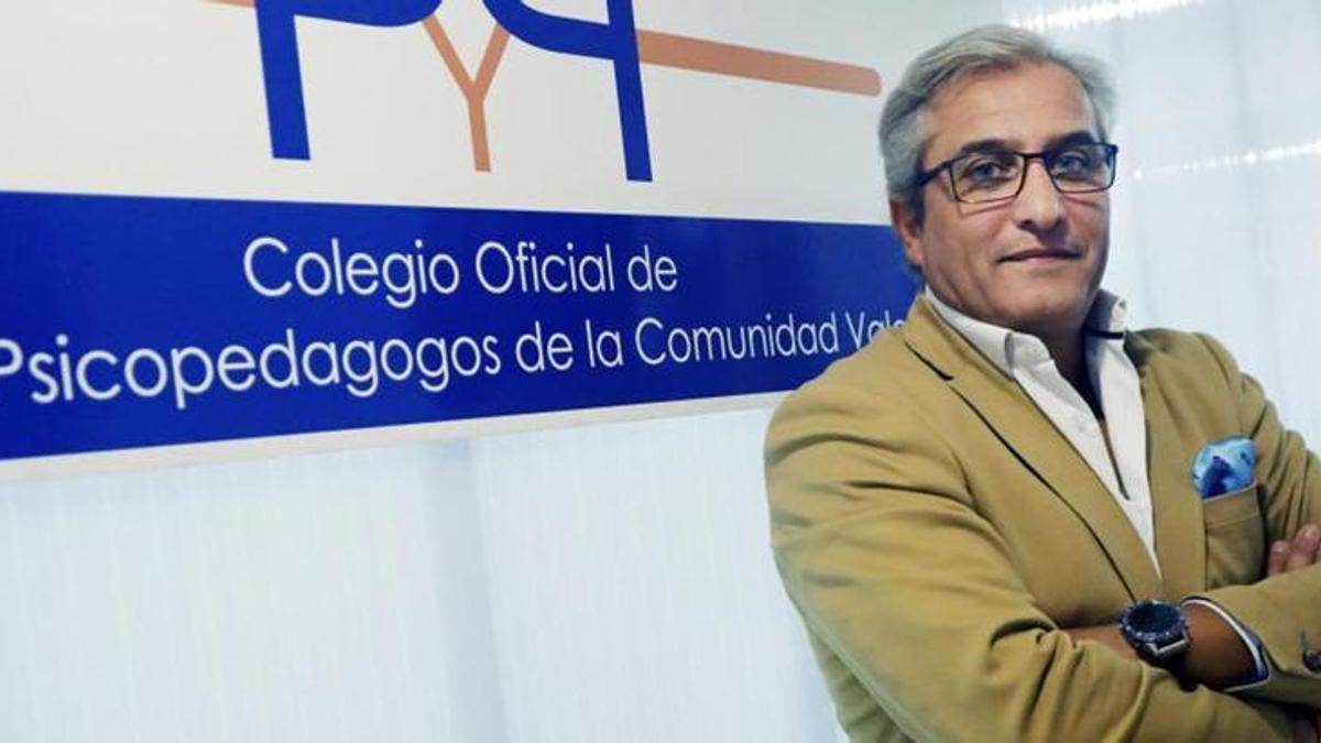 Enrique Castillejo, presidente del Colegio Oficial de Pedagogos y Psicopedagogos.