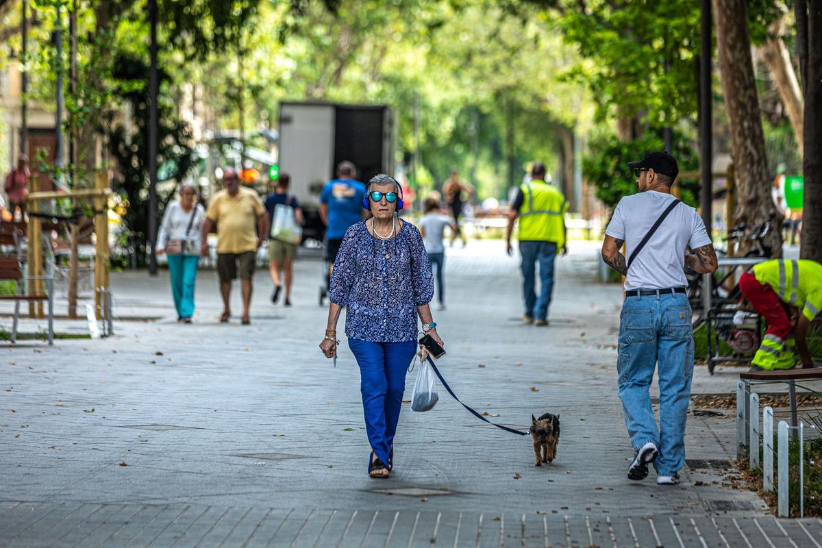 Escenas inesperadas de la Superilla del Eixample