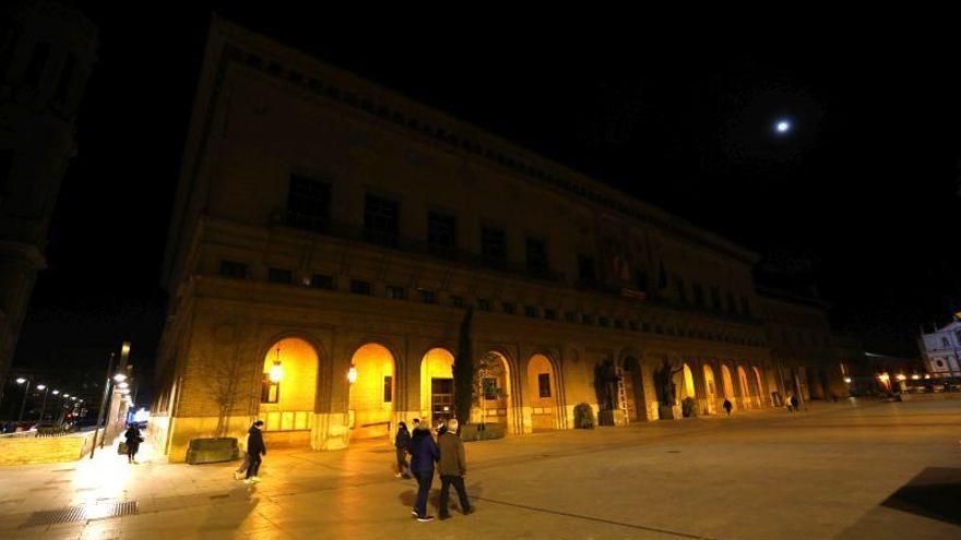 Aragón apaga sus edificios más emblemáticos por la hora del planeta