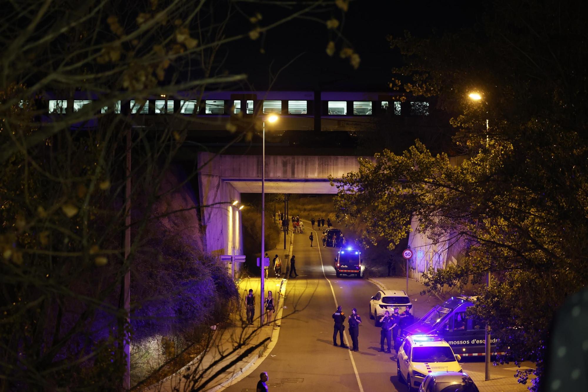 L'atropellament múltiple d'un tren deixa quatre joves morts a Montmeló