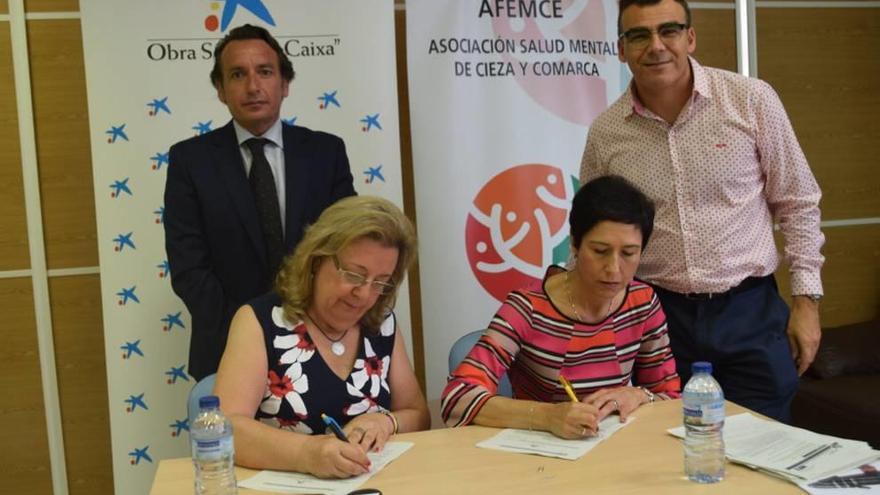 La Caixa apoya las actividades de Afemce