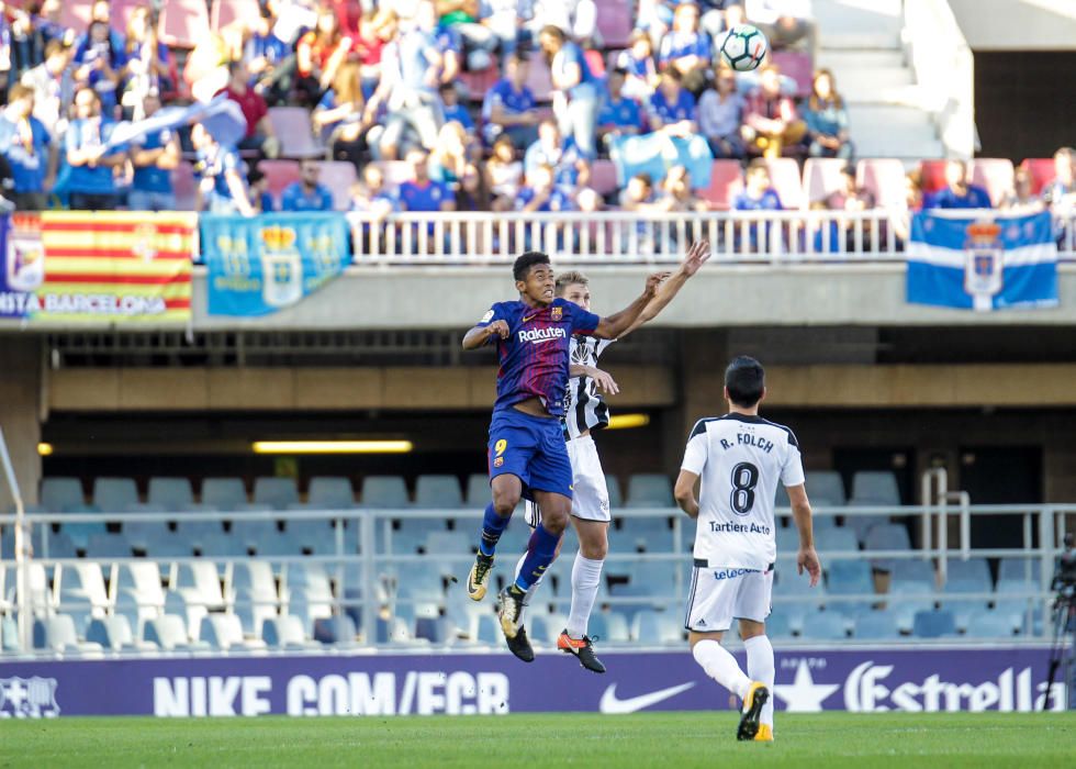 Partido Barcelona B Real Oviedo