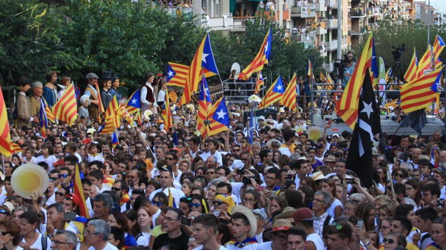 La Diada de l&#039;11-S passat, a Berga.