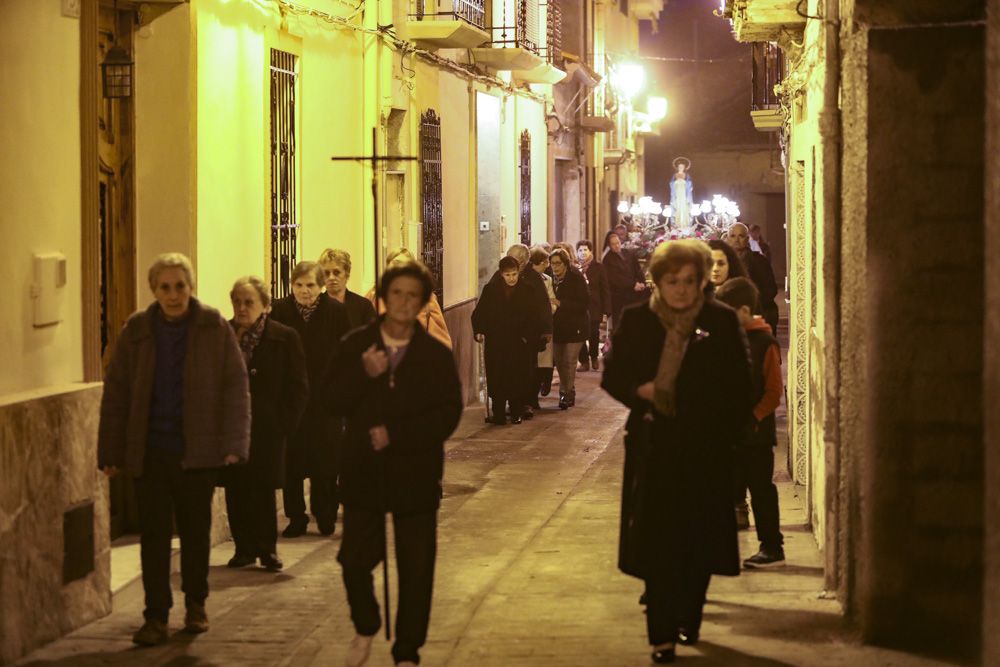 Procesión en Albalat dels Tarongers el día de su patrona.