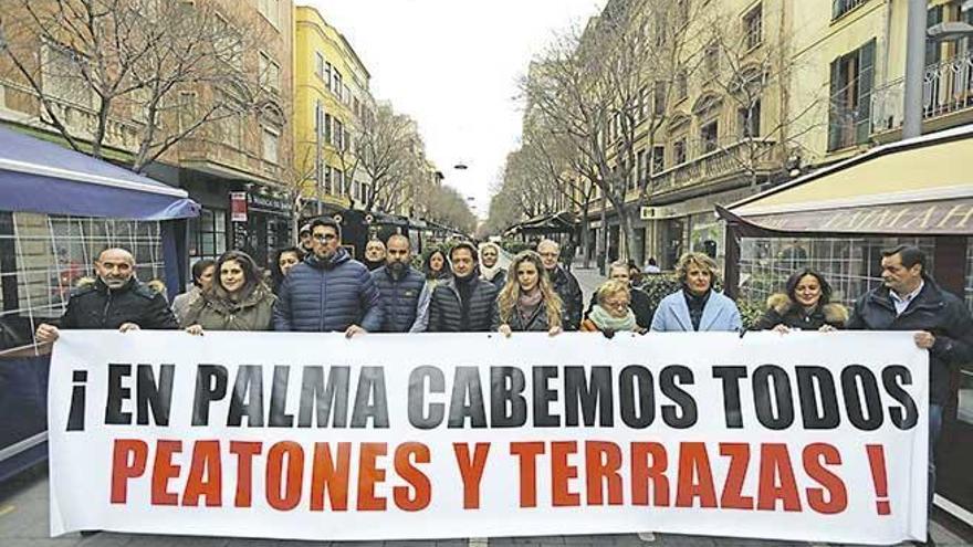 Streit um Außenbewirtung: Wirte in Palma gehen auf die Straße