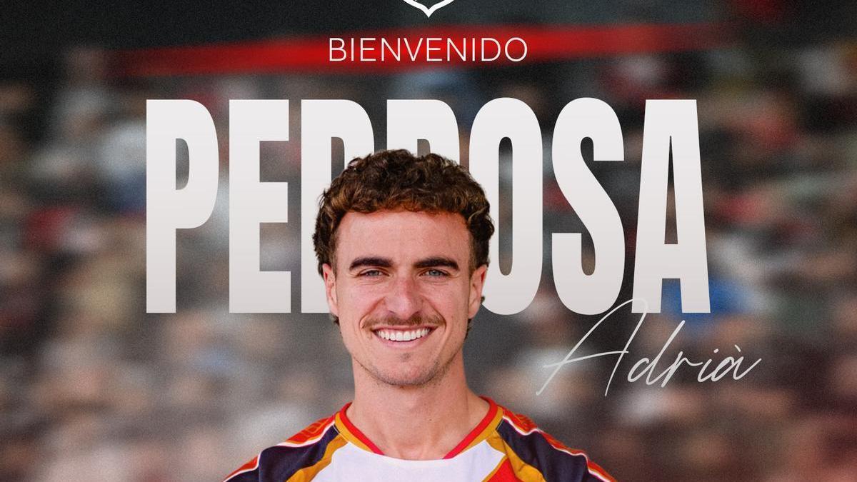 Adrià Pedrosa, cedido al Rayo Vallecano