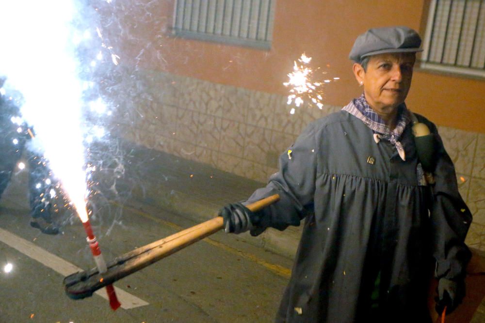 Instante de la Passejà de Sant Onofre celebrada el sábado por la noche en Quart de Poblet.