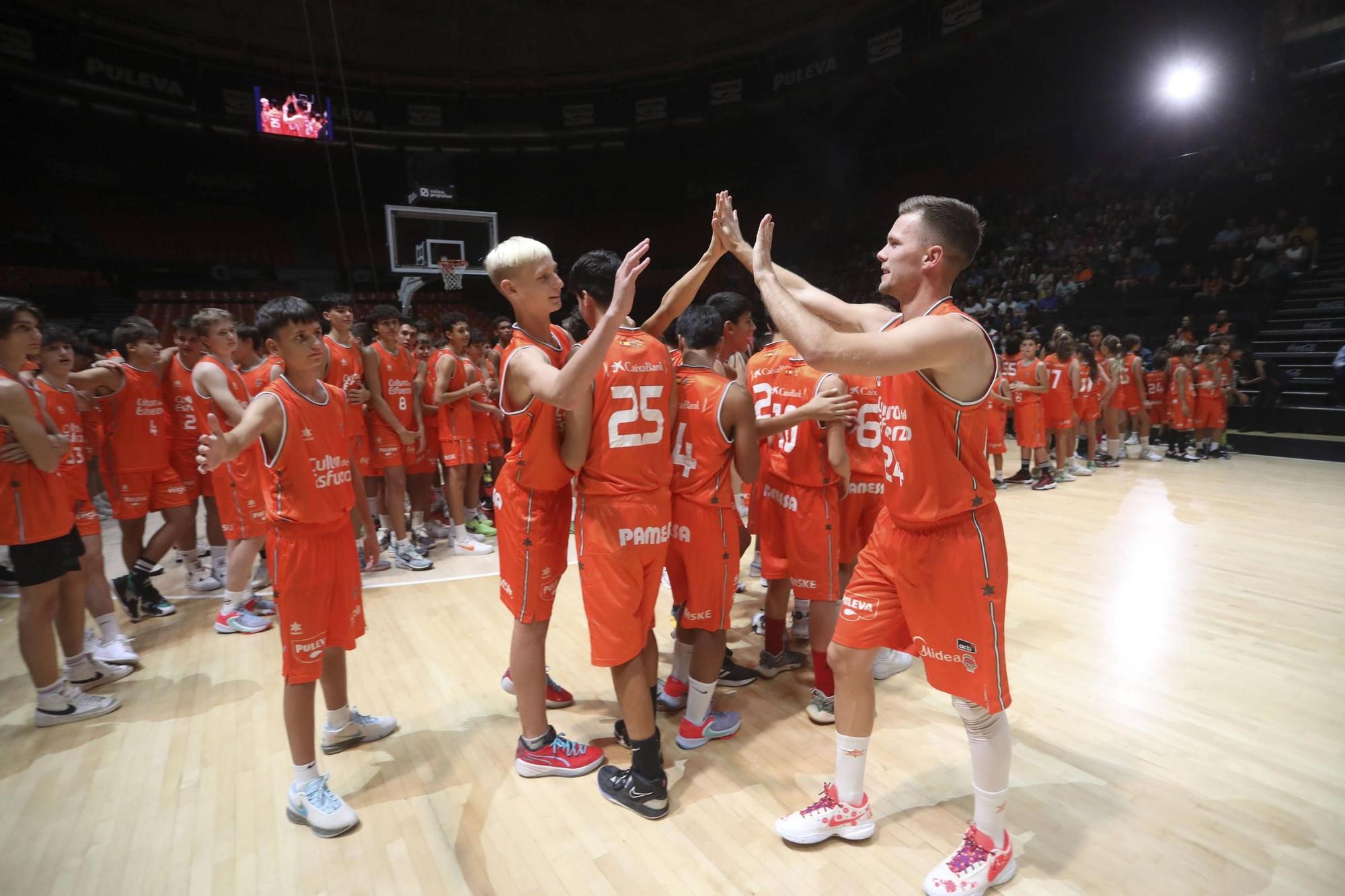 Presentación de los equipos del Valencia Basket para la temporada 2023-2024