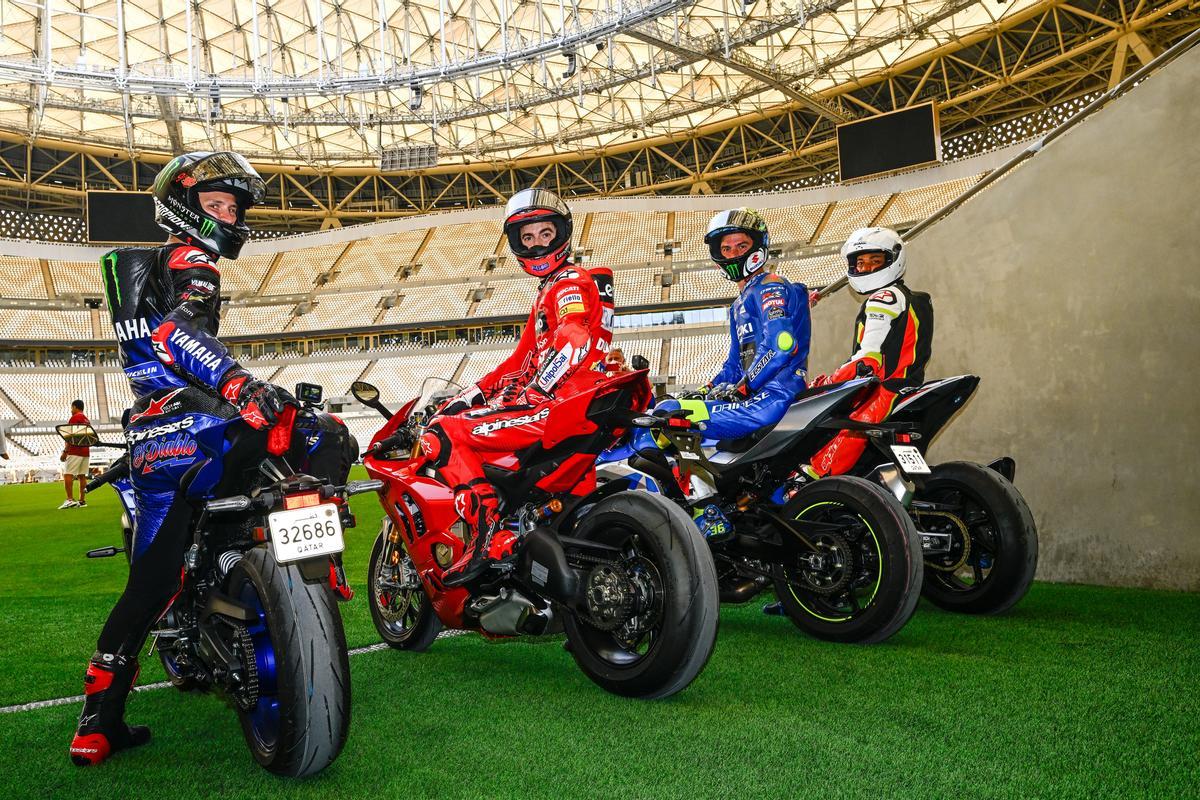 MotoGP estrena el estadio del Mundial de fútbol de Catar 2022 MotoGP estrena el estadio del Mundial de fútbol de Catar 2022